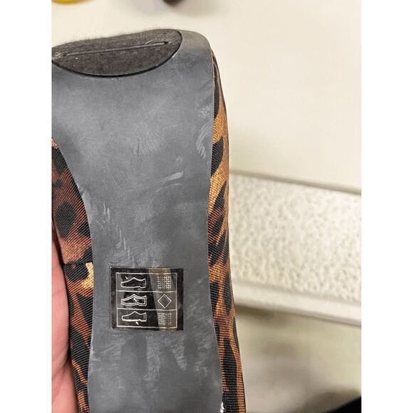 Moda Womens High Heel Platform Pumps Brown Leopard Sz 7.5 M - Picture 2 of 5